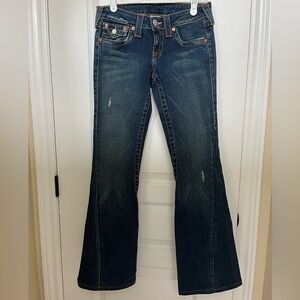True Religion Jeans-Vintage-Twisted Flare Leg-Style 10-503-Size 26 US-Blue